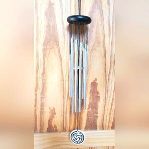 Silver Fairy Wind Chime Ceramic Dolphin Pendulum Celtic